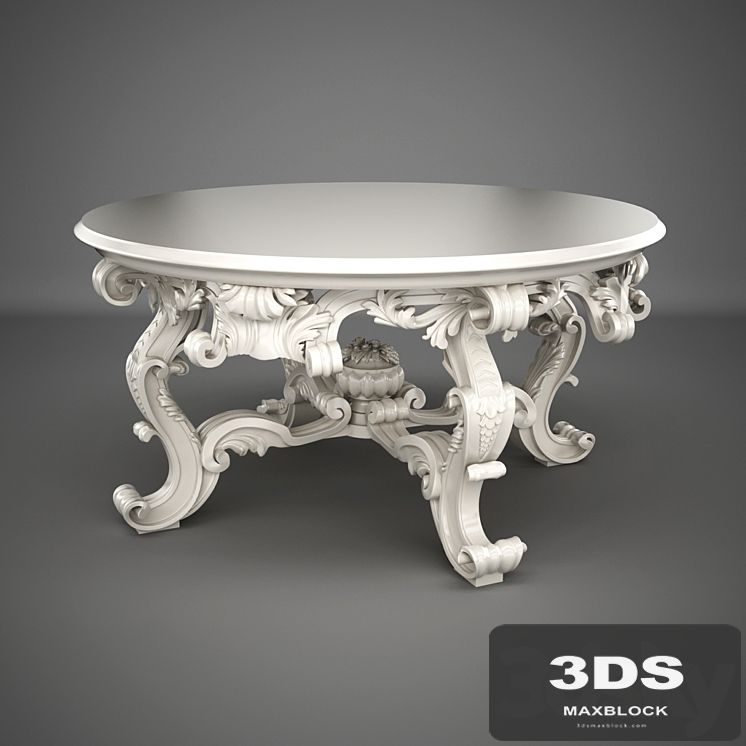 Large round palazzo capponi centre table