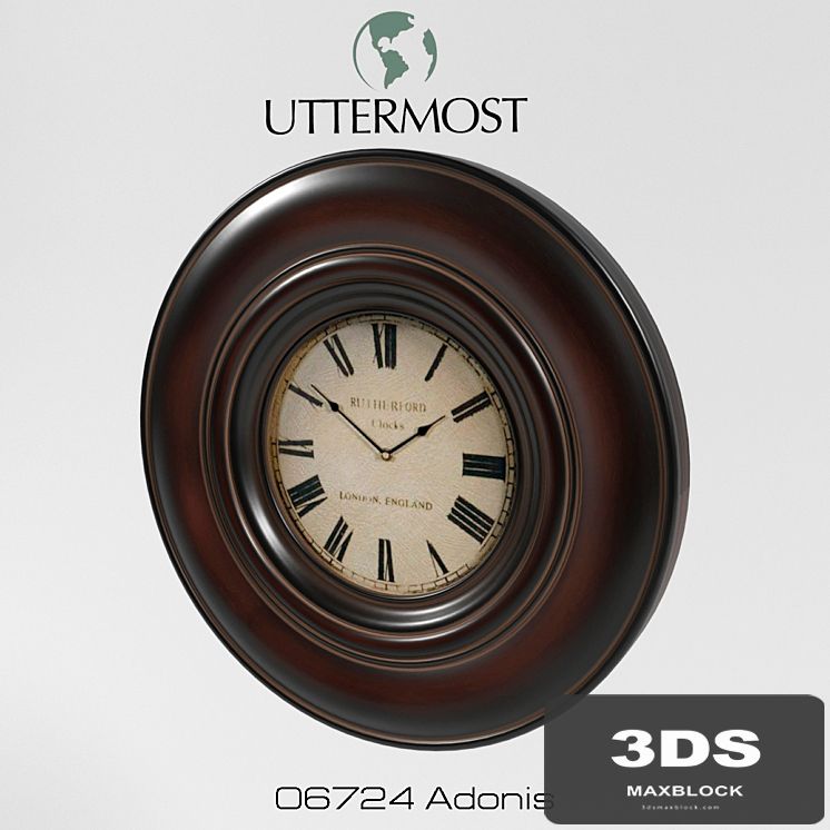 Wall Clock Uttermost 06724 Adonis