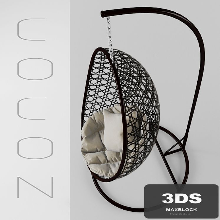 Chair swing hanging cocoon, with a pillow Boyscout (Scout)