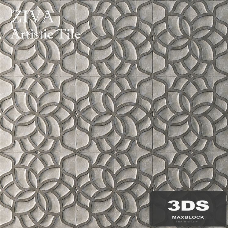 ZIVA LOTUS GRIS | Artistic Tile