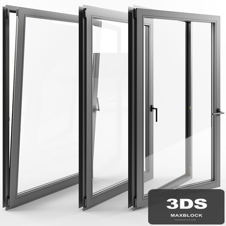Windows detailed with double glazing