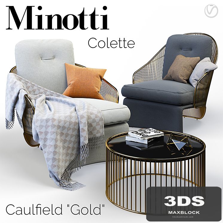 Minotti Colette armchairs
