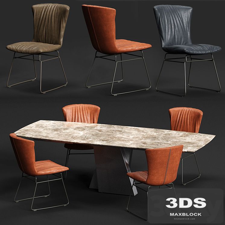 DRAENERT DEXTER Chair and ADLER Table