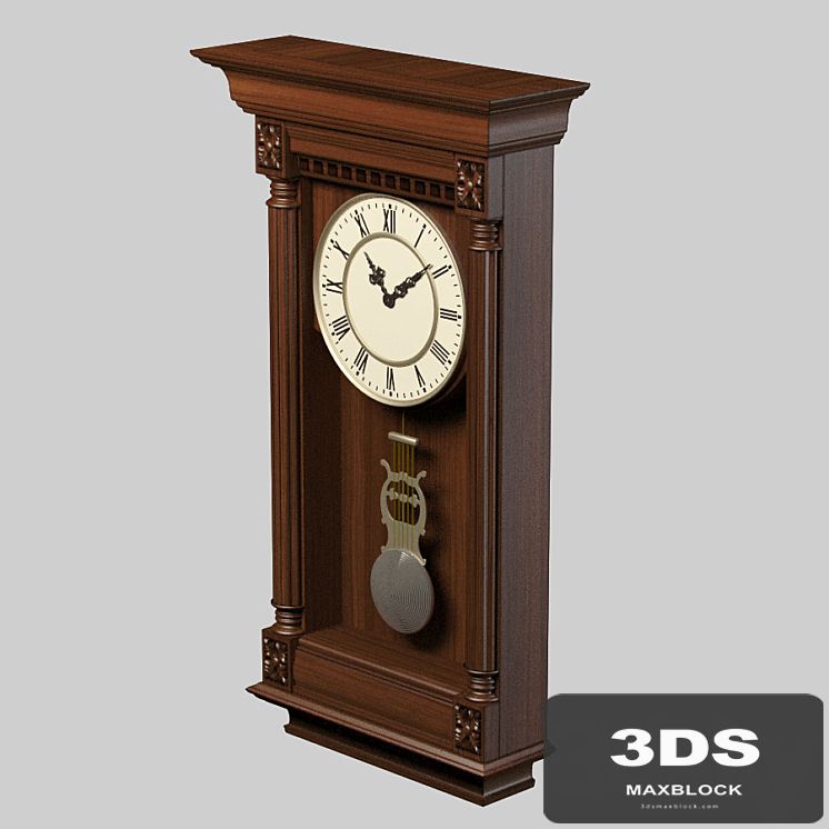 wall clock with pendulum
