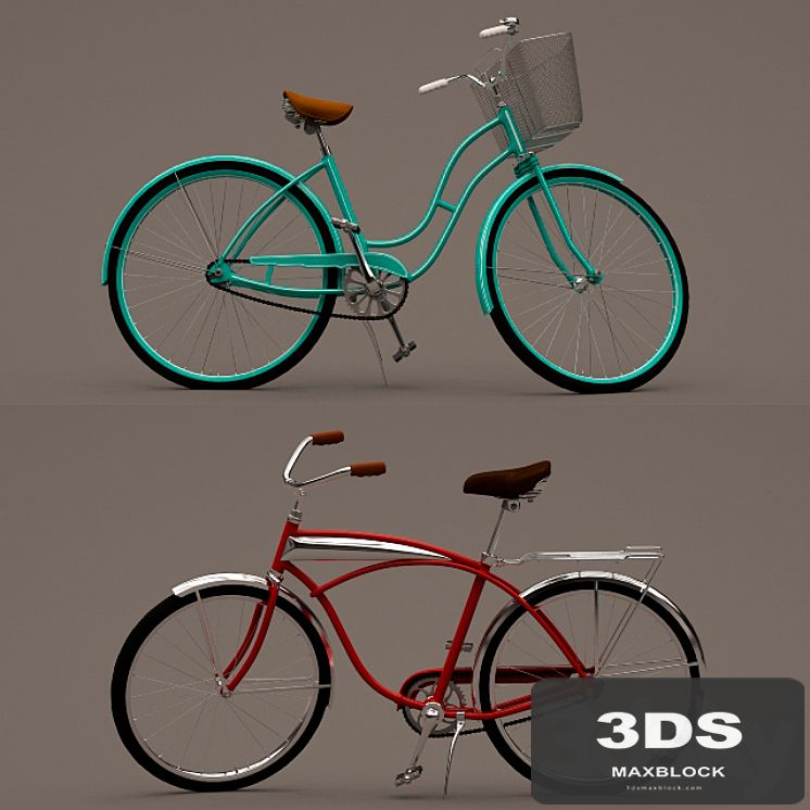 Retro bikes.