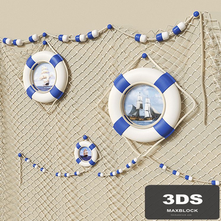 Maritime decorative set.
