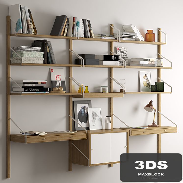 Shelf system Svalnas Ikea.