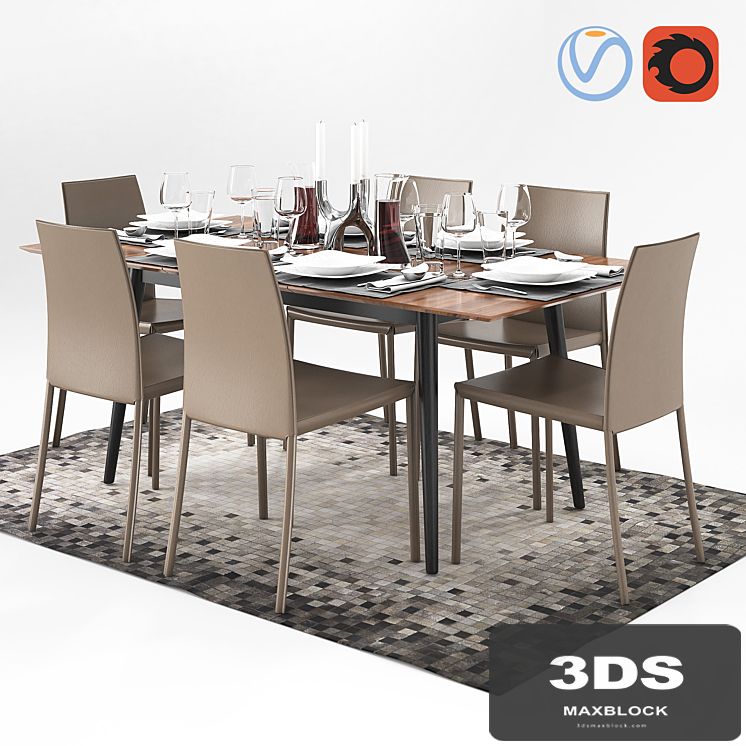 BoConcept Zarra and Milano table