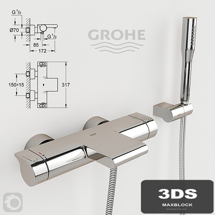 Thermostat Grohe Grohtherm 2000 34174001.