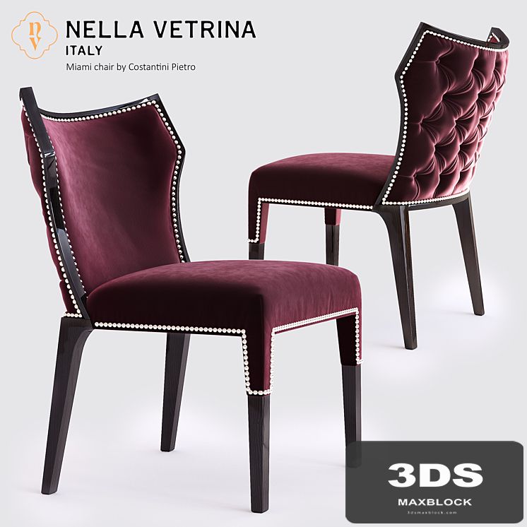 Nella Vetrina Miami Chair by Constantini Pietro 9181