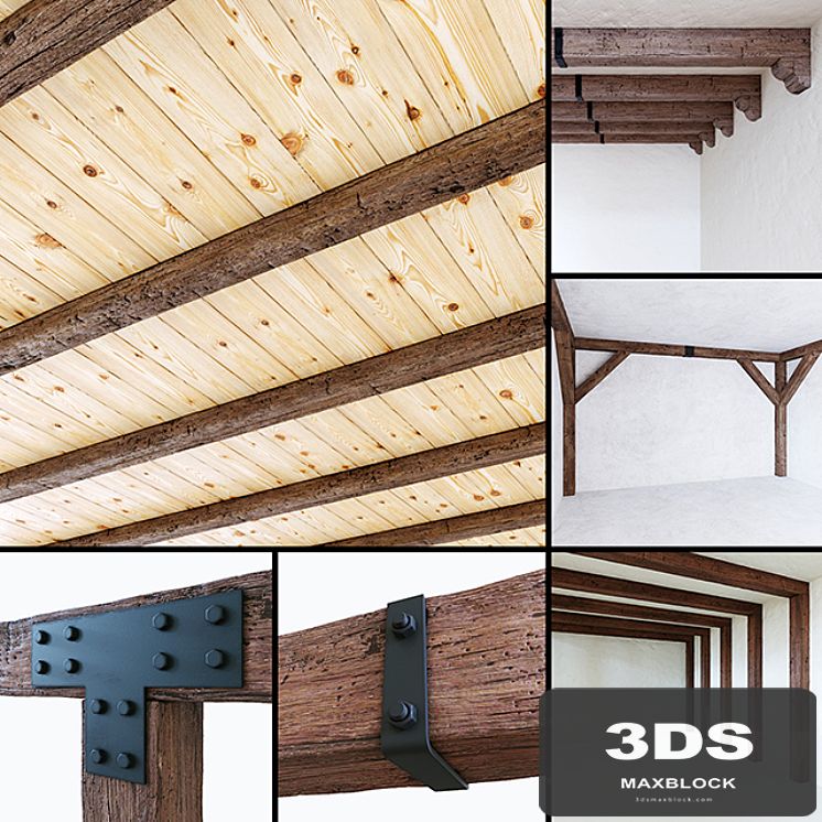 Decorative wooden beams