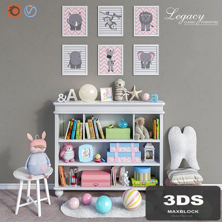 Legacy Classic furniture, accessories, decor and toys set 1