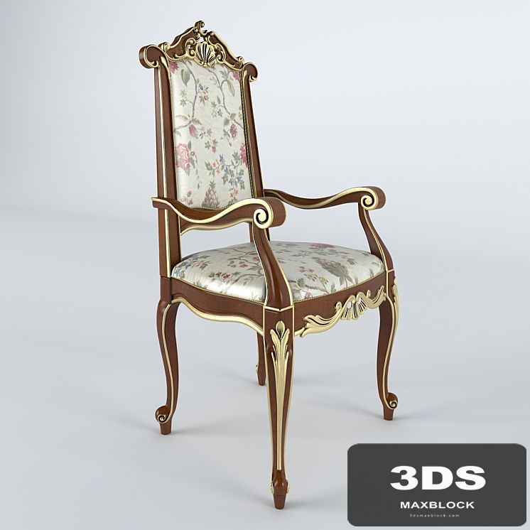 Chair With Armrests Modenese Gastone Art 12502