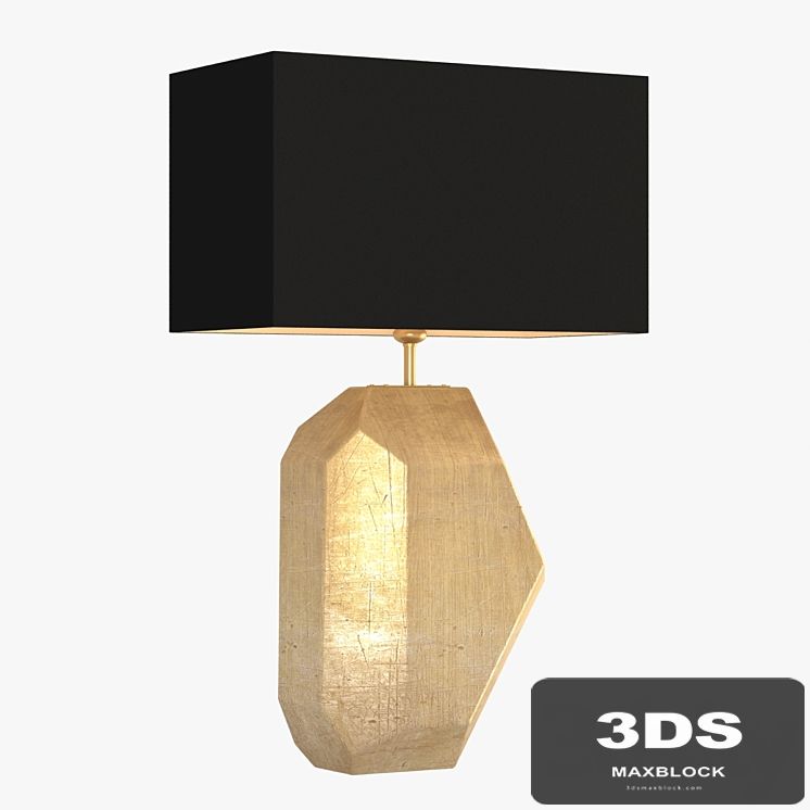 Heatfield - renwick gold leaf table lamp