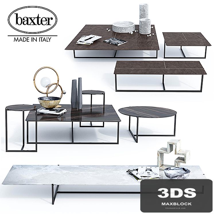 Baxter tables Icaro set