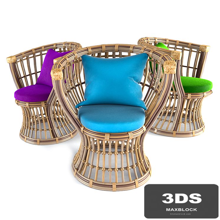 Rattan chair Mazenetti Furniture