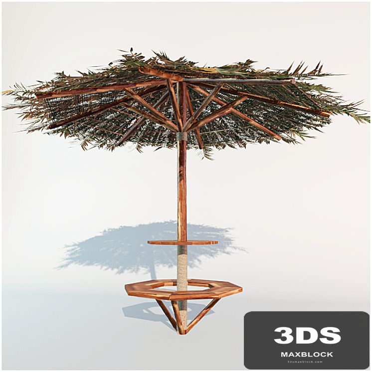 parasol from the leaves of cane