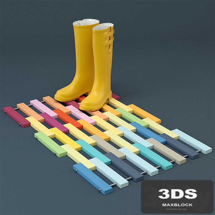 Wooden mat