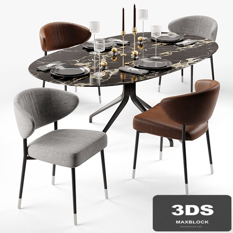 Minotti Mills and Claydon table