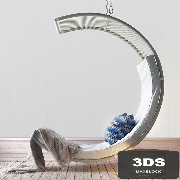 sunken patio hanging chairs