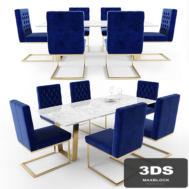Cameron Velvet Dining Chair