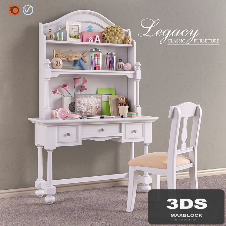 Furniture Legacy Classic, accessories, decor set 3