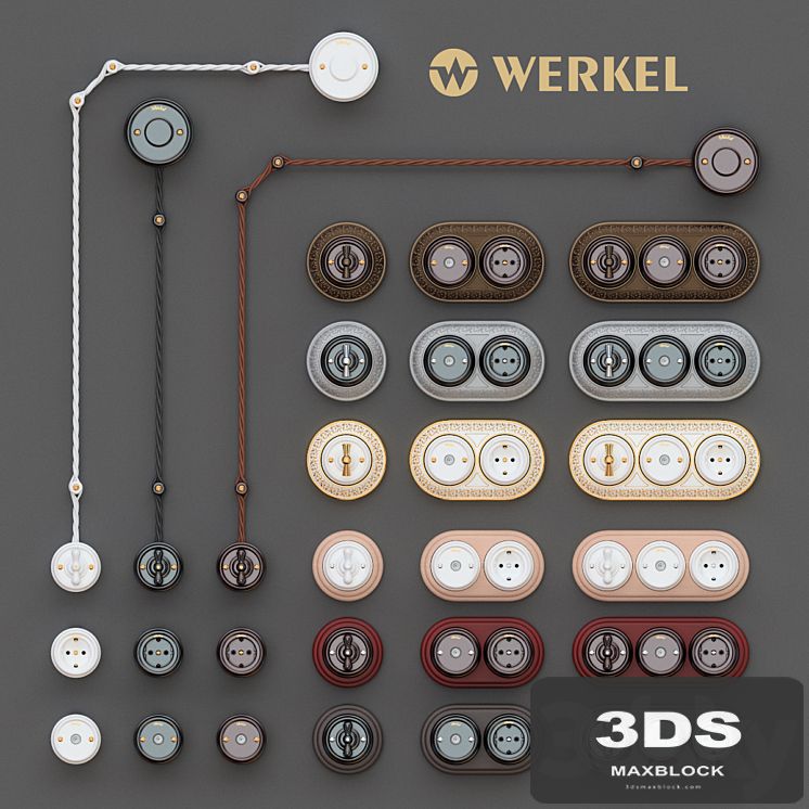 Switches and sockets Werkel Retro