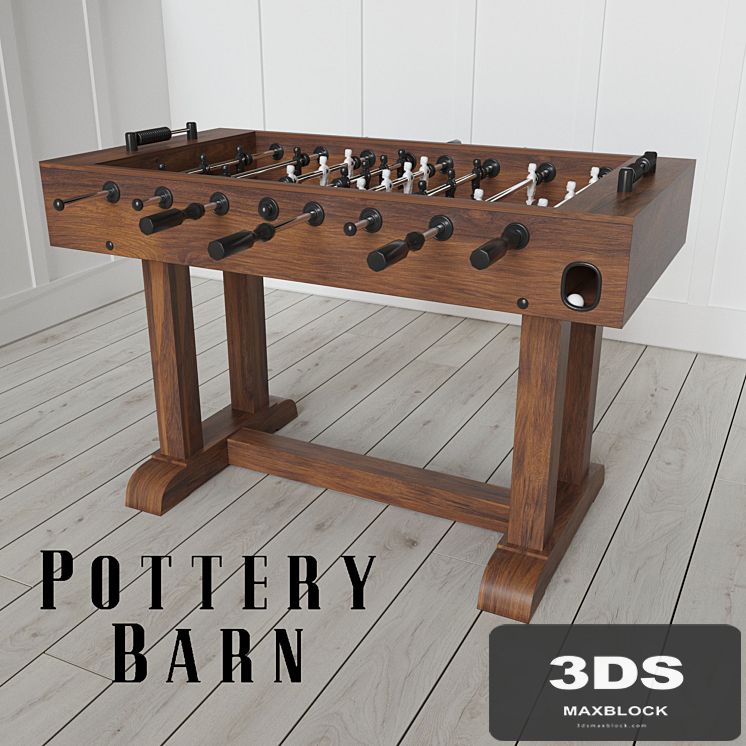 POTTERY BARN FOOSBALL TABLE