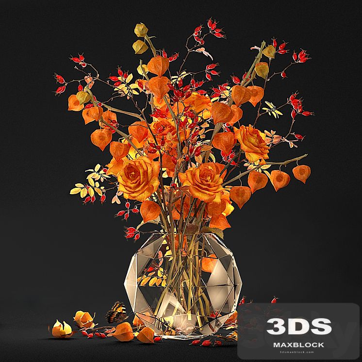 Bouquet with physalis