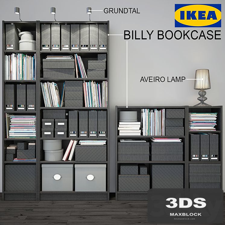 IKEA Billy Bookcase black