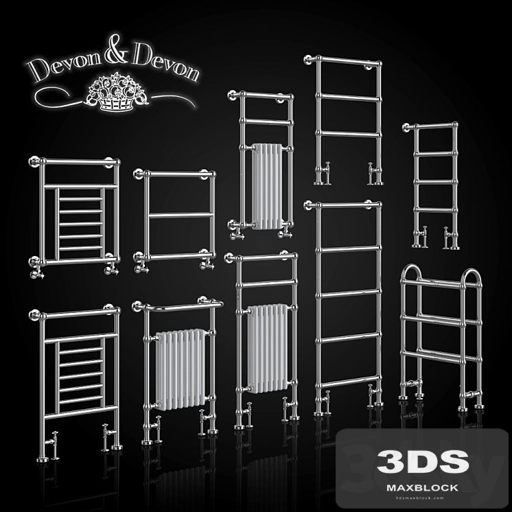 Set of towel warmers Devon Devon