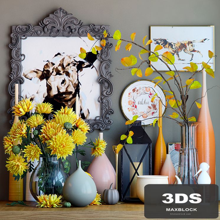 Autumn decorative set 4
