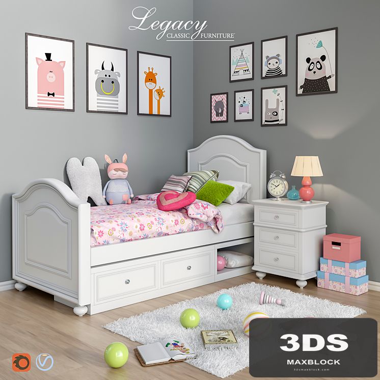 Set of furniture and accessories for the bedroom Legacy Classic set 4