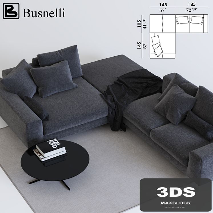 Busnelli take it easy + coffee table