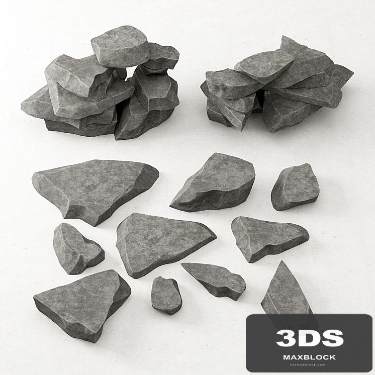 Rock stone collection decorative / A collection of rock for decoration