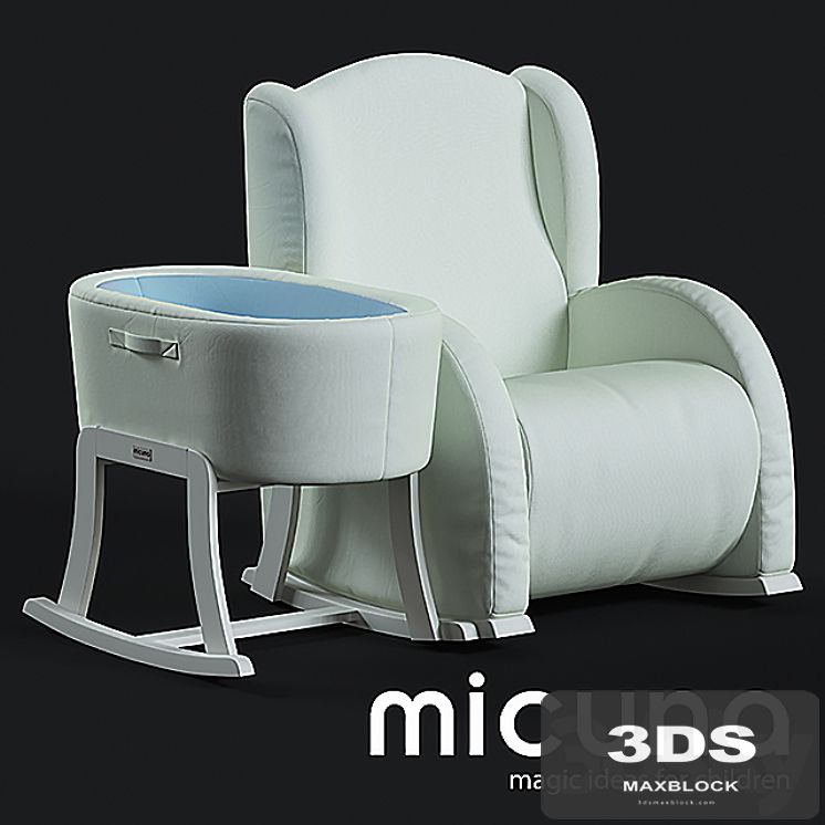 Set Micuna Flor Armchair and cot