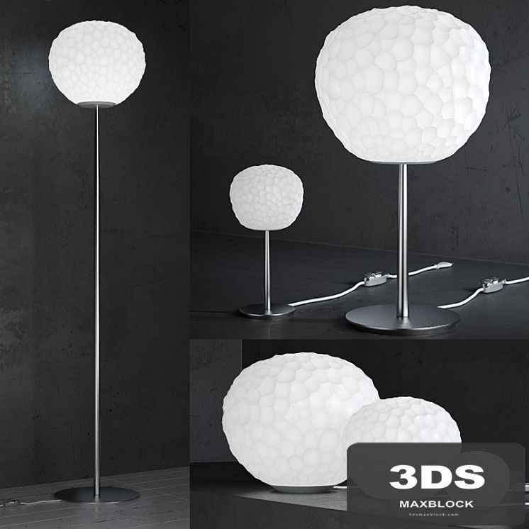 Meteorite lamp - floor and table collection