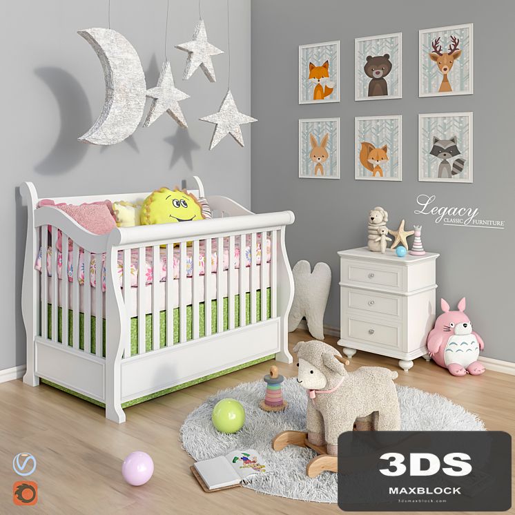 Furniture Legacy Classic, accessories, decor and toys set 6