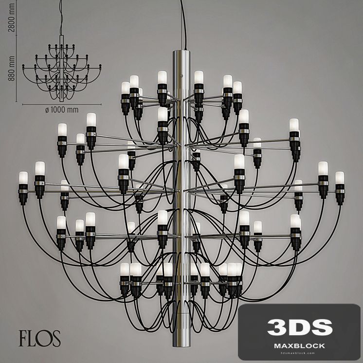 Flos 2097 50 Holder Chrome