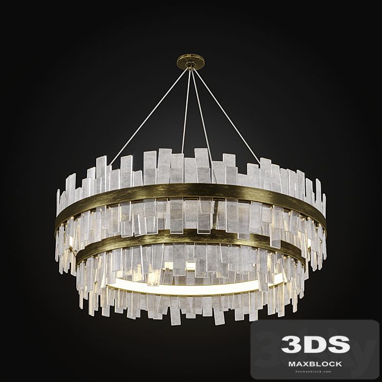COUPDETAT Aquitaine Chandelier Two Tier
