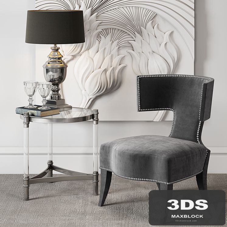 DONGHIA Klismos Upholstered Chair
