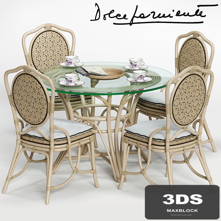 Dolcefarniente DAISY Chair and IRENE Table