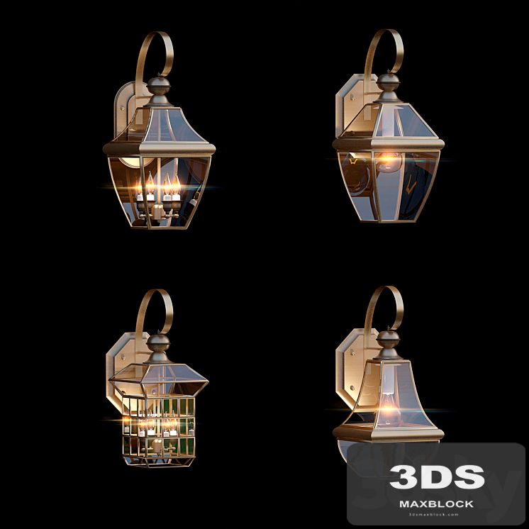 Wall Lamp Chatel set