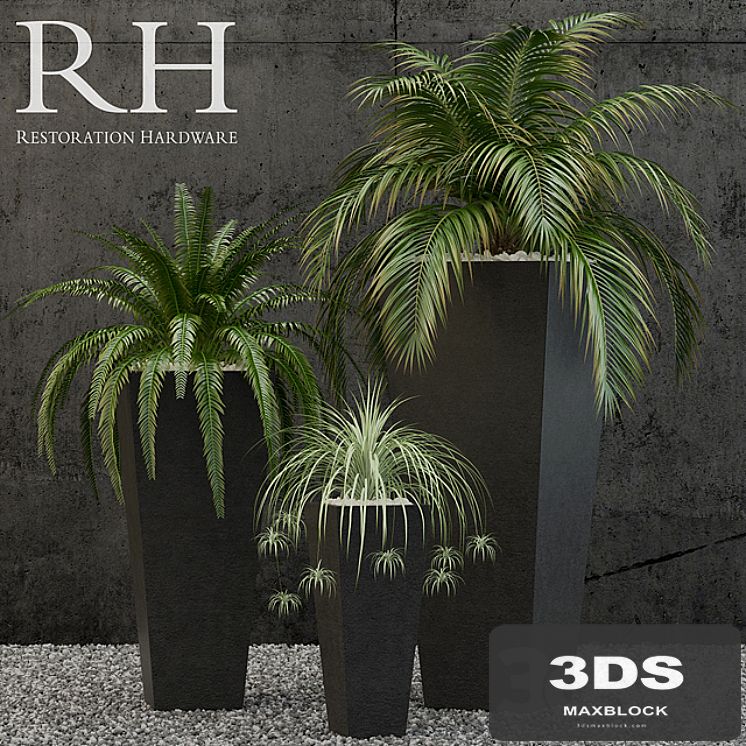 Restoration Hardware salento tapered planter