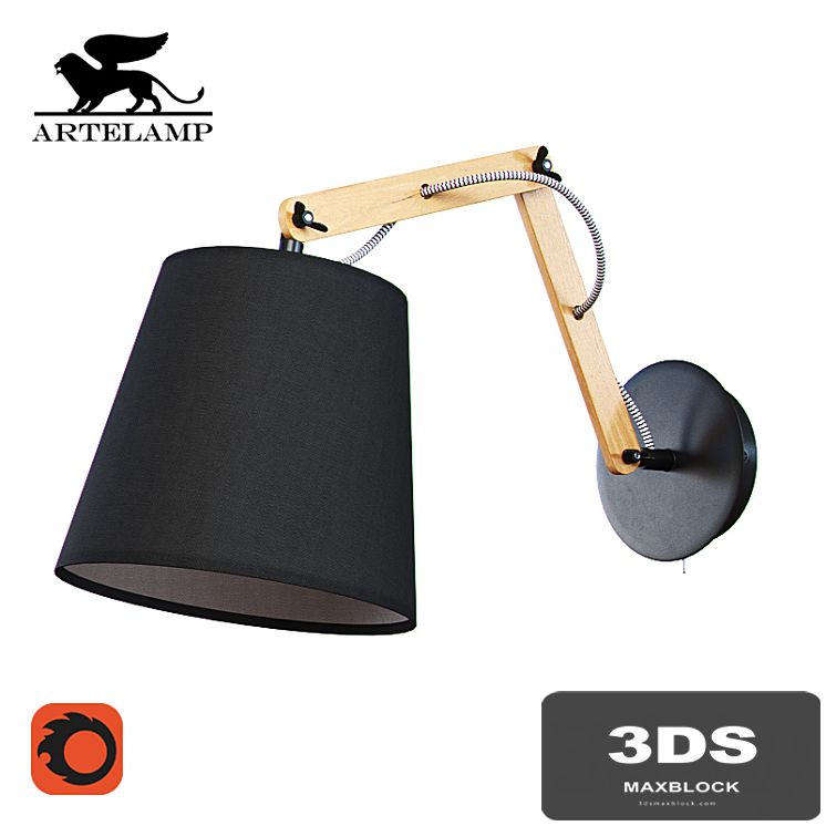 Arte Lamp A5700AP-1BK PINOCCIO sconce (wall lamp)