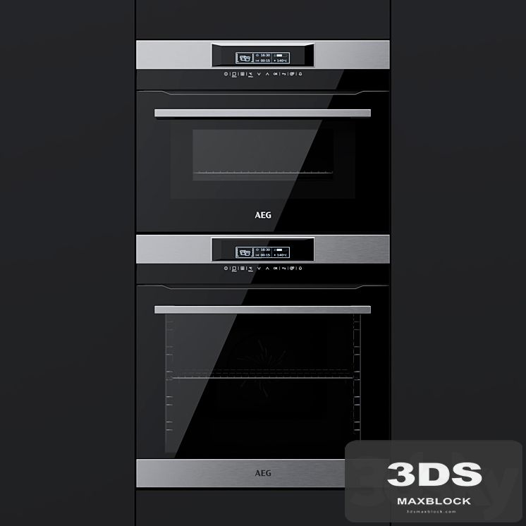 AEG - an oven BPR742320M and a compact oven KMR761000M