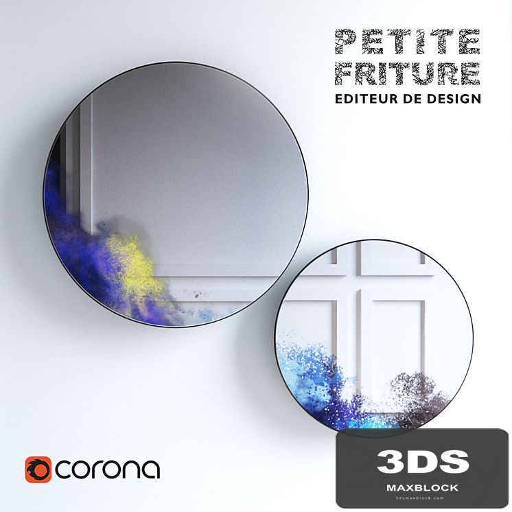 A set of mirrors FRANCIS petit MIROIRS MURAUX II