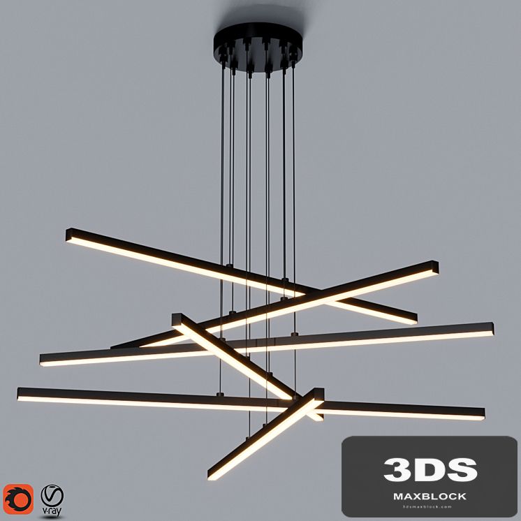 Stix 6-Arm LED Pendant Light