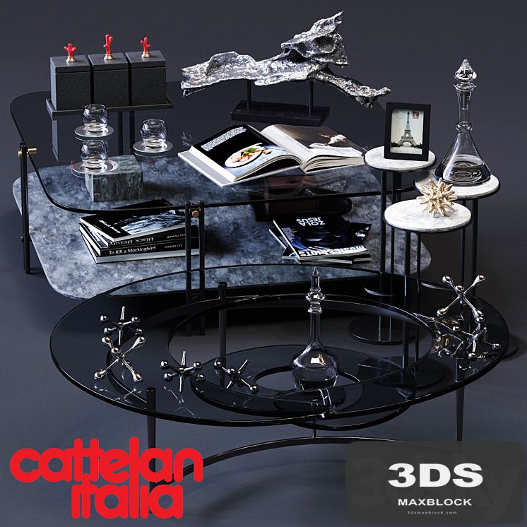 Cattelan Italia Coffee Tables Set 01