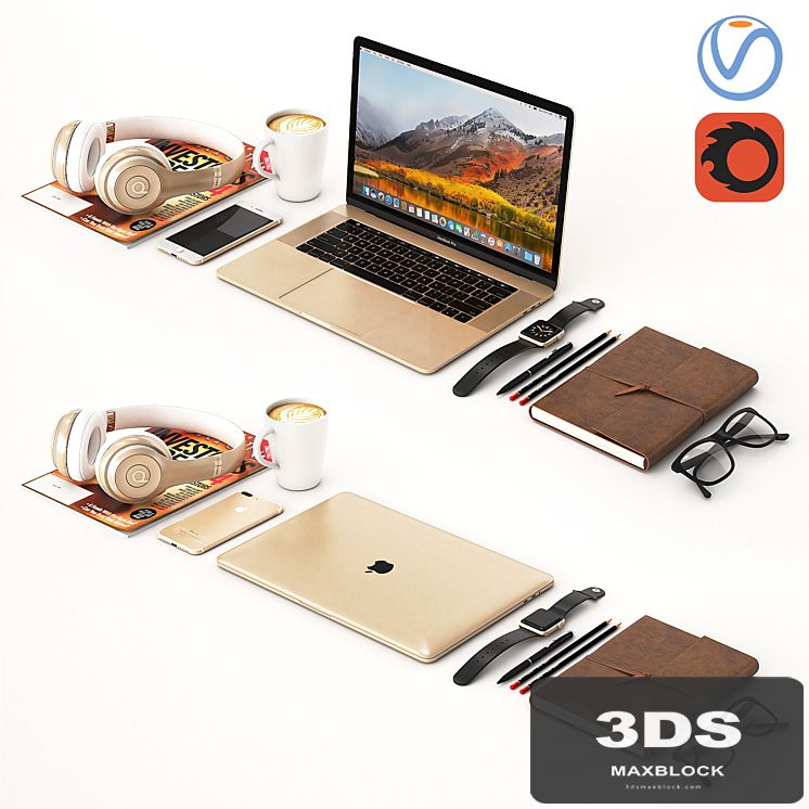 Workplace Gold MacBook